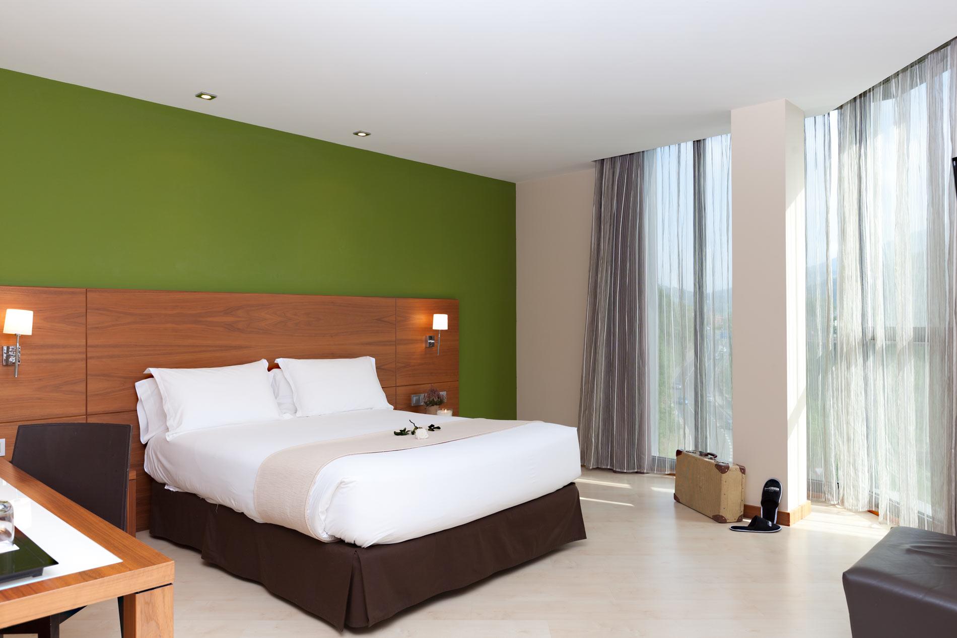 โรงแรมกรัน บิลเบา ภายนอก รูปภาพ A room at the hotel