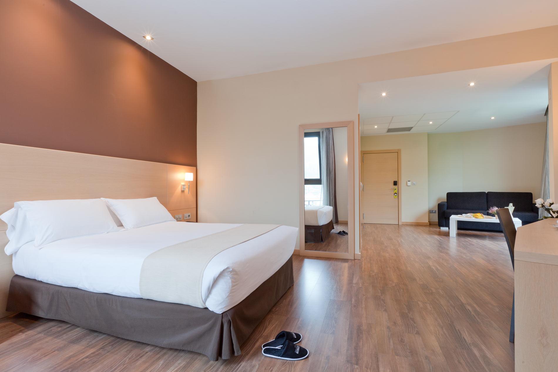 โรงแรมกรัน บิลเบา ภายนอก รูปภาพ Room at the hotel